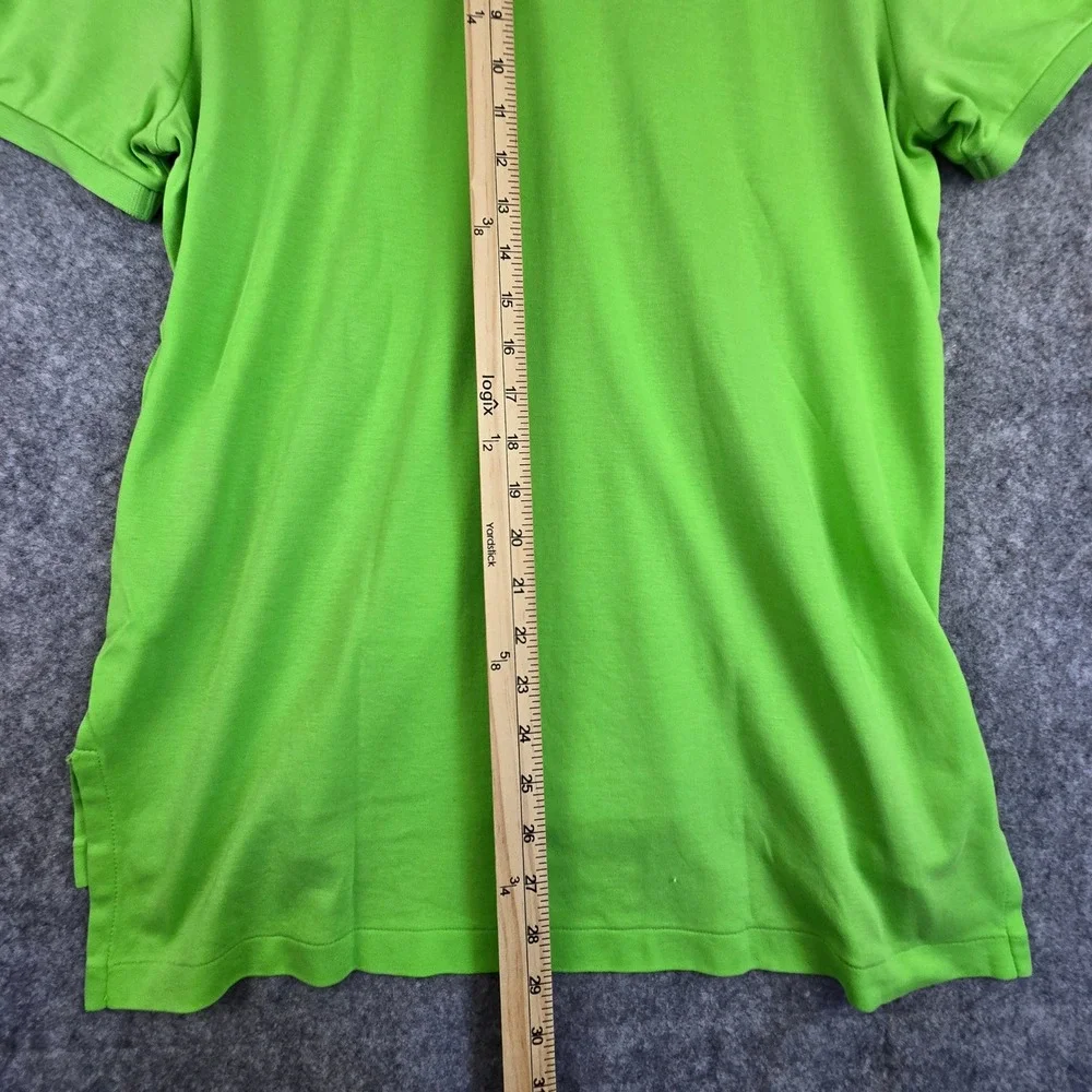 Polo Ralph Lauren Shirt Mens L Green Classic Fit Embroidered Pony Polo